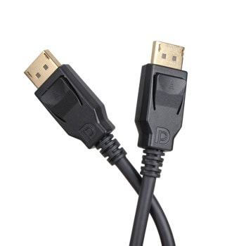 Кабел VCom CG651, от DisplayPort(м) към DisplayPort(м), 1m, черен, 8K@60Hz | JAR Computers VCom CG651-1.0m