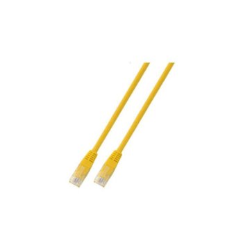 Пач кабел UTP EFB Elektronik, 3m, Cat 5E, жълт | JAR Computers EFB Elektronik RJ45 U/UTP Cat.5e 3m yellow K8095.3