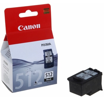 Касета CANON PIXMA MP240/ MP260/ MP480 - Black ink cartridge - PG-512 - заб.: 15ml. | JAR Computers Касета CANON PIXMA MP240/ MP260/ MP480 - Black