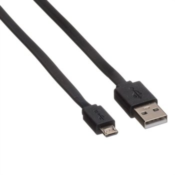 Roline 11.02.8760 USB A(м) към USB Micro B(м) 1m