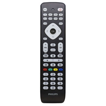 Дистанционно Philips SRP2018/10, универсалнo, за телевизори/Blu-ray/DVD, черно | JAR Computers УНИВЕРСАЛНО ДИСТАНЦИОННО 8 в 1 SRP2018 PHILIPS