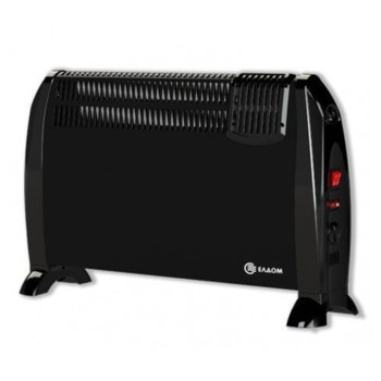 Конвектор Елдом CFV 2000, 2000W, oтопляема площ 15 - 22 м², 3 степени на мощност, прецизен терморегулатор, черен | JAR Computers Конвектор Елдом CFV 2000 BL