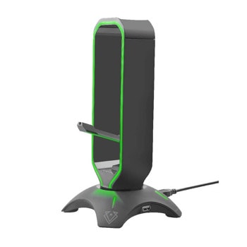 Бънджи за мишка Vertux Gaming Extent Mouse Bungee (MOUEXTENTBK), 2x USB 3.0, стойка за слушалки, RGB подсветка, черно image