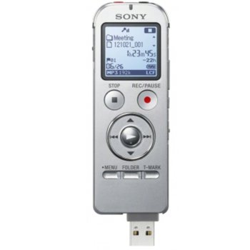 Sony ICD-UX533, 4GB, stereo, Memory card slot USB