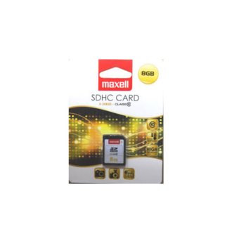Карта памет 8GB SDHC, Maxell, Class 10 | JAR Computers Maxell 8GB SDHC Card Class 10