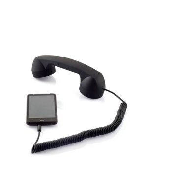 Слушалка SATZUMA Retro Phone Handset, черна