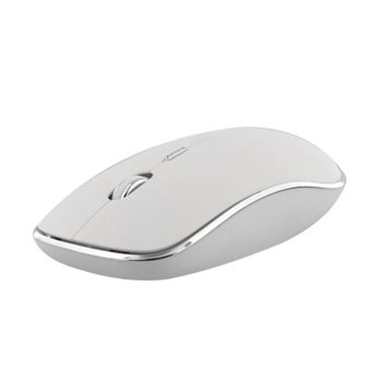 Мишка TnB Rubby, оптична (1600 dpi), безжична (2.4GHz), USB, бяла image