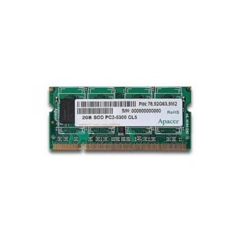 Apacer 2GB DDR2 SODIMM PC5300@667MHz