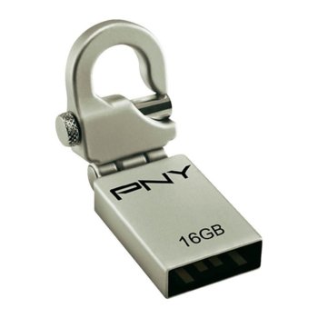 Памет 16GB USB Flash, PNY MICRO HOOK FDU, USB 2.0 | JAR Computers Флаш памет PNY FDU,16GB,MICRO HOOK,USB2.0
