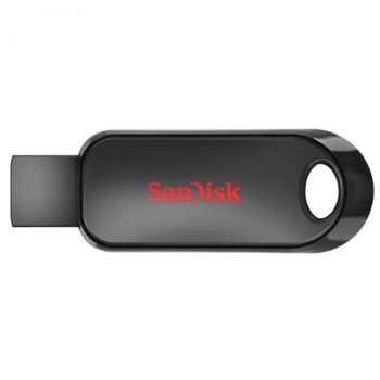 Памет 128GB USB Flash Drive, SanDisk Cruzer Snap, USB 2.0, черна | JAR Computers SanDisk 128GB Cruzer Snap SDCZ62-128G-G35