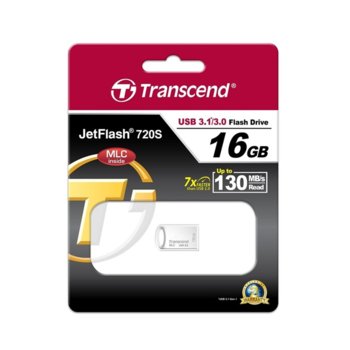 16GB Transcend JetFlash 720 Silver TS16GJF720S