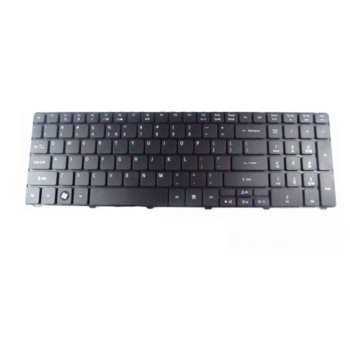 Клавиатура за лаптоп Acer, съвместима със серия Aspire 5251 5336 5551 5553, черна, US/UK | JAR Computers Клавиатура за Acer Aspire 5251 5336 5551/53 US/UK