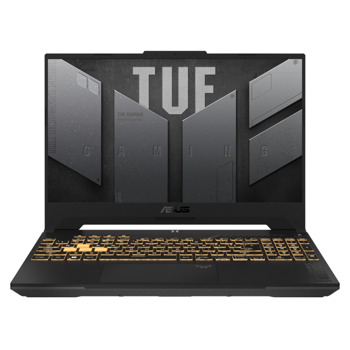 Лаптоп Asus TUF Gaming F15 FX507ZC4-HN002 (90NR0GW1-M007C0)(сив), четиринадесетядрен Intel Core i7-12700H 2.3/4.7GHz, 15.6" (39.62cm) Full HD Anti-Glare 144Hz & GF RTX 3050 4GB, (HDMI), 16GB DDR4, 512GB SSD NVMe, 1x Thunderbolt 4, No OS, 2.2kg | JAR Computers Asus TUF Gaming F15 FX507ZC4-HN002 90NR0GW1-M007C0
