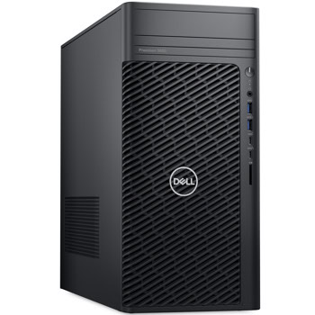 Настолен компютър Dell Precision 3680 Tower (N012PT3680MTEMEA_VP), двадесет и четириядрен Intel Core i9-14900K 3.2/5.8GHz, 32GB DDR5, 1TB SSD NVMe, 4x USB 3.2 Gen 2 Type-C, клавиатура и мишка, Windows 11 Pro | JAR Computers Dell Precision 3680 Tower N012PT3680MTEMEA_VP