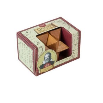 3D пъзел Proffesor Puzzle Great Minds Galileo's Star, дървен, 6 части, логически | JAR Computers Proffesor Puzzle Great Minds Galileo's Star
