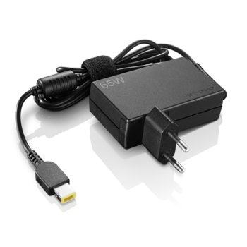 Захранване (оригинално) за лаптопи Lenovo, 20V, 65W | JAR Computers Lenovo 65W Travel AC Adapter-EU version