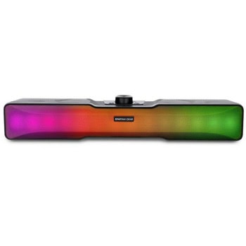 Тонколонa Spartan Gear Orpheus Soundbar 2.0, черна, Bluetooth, 2x 5W, 100Hz - 20kHz честотен диапазон | JAR Computers Тонколонa Spartan Gear Orpheus Soundbar