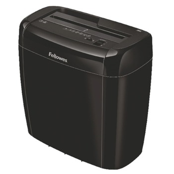 Шредер Fellowes 36C, до 6 листа А4, раздробява карти/хартия/телчета/кламери, режим Safety Lock, кошче за отпадъци с обем 121 литра | JAR Computers Fellowes 36C 4700301