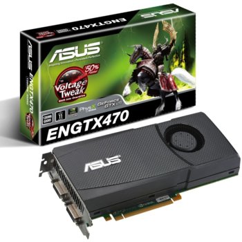 Видео карта GF GTX 470, 1280MB Asus ENGTX470/2DI/1280MD5/V2, PCI-E, DDR5, 320bit, HDMI & 2xDVI | JAR Computers GF GTX 470