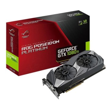 Видео карта nVidia GeForce GTX 1080 Ti, 11GB, ASUS ROG POSEIDON-GTX1080TI-P11G-GAMING, PCI-E 3.0, GDDR5X, 352bit, DisplayPort, HDMI, DVI | JAR Computers ASUS ROG POSEIDON-GTX1080TI-P11G-GA