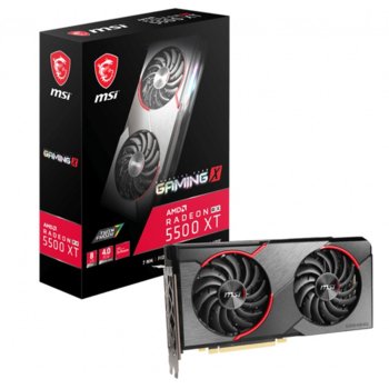 Видео карта AMD Radeon RX 5500 XT, 8GB, MSI Gaming X, PCI-E 4.0, GDDR6, 128bit, DisplayPort, HDMI, DP | JAR Computers MSI RX 5500 XT Gaming X 8G