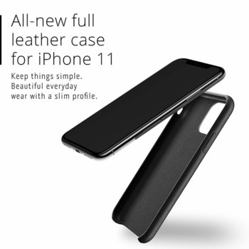 Mujjo Full iPhone 11 black MUJJO-CL-005-BK