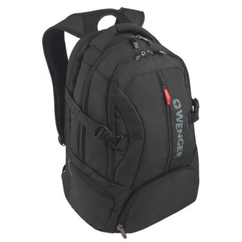 Раница за лаптоп Wenger Transit, до 16"(40.64cm), черна | JAR Computers Раница за лаптоп Wenger Transit