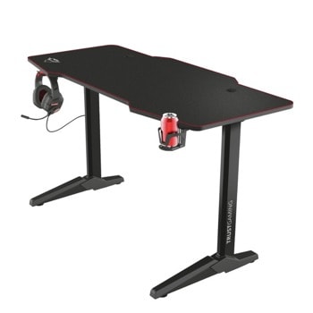 Гейминг бюро Trust GXT 1175 Imperius XL, до 150кг. максимално натоварване, поставка за чаша, черно | JAR Computers Trust GXT 1175 Imperius XL Gaming Desk