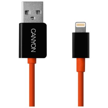 Кабел Canyon USB(м) към iPhone 5 Lightning, 1m.