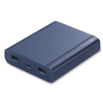 Външна батерия/power bank/ GP GP-PB-B10A, 10000mAh, синя, 2x 5V/2.1A | JAR Computers Външна батерия GP B10A 10000 mAh син