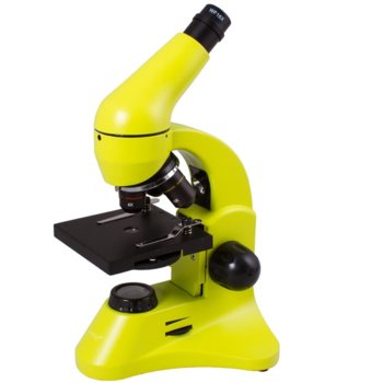 Микроскоп Levenhuk Rainbow 50L PLUS Lime (Лайм), 64–1280x оптично увеличение image