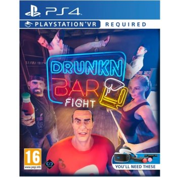 Игра за конзола Drunkn Bar Fight VR, за PS4 | JAR Computers Drunk Bar Fight VR PS4