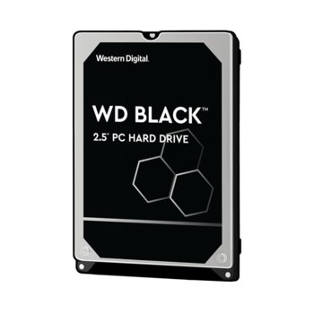 Твърд диск 500GB WD Black Performance Mobile, SATA 6Gb/s, 7200rpm, 32MB, 2.5" (6.35 cm) | JAR Computers 500GB WD Black SATA3 2.5 7mm WD5000LPLX