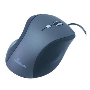 Мишка MediaRange WIRED (MROS202), оптична, USB, черен | JAR Computers MediaRange WIRED (MROS202)