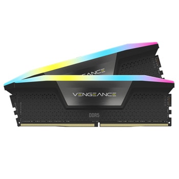 Памет 32GB (2x16GB) DDR5 5600MT/s, Corsair Vengeance RGB, CMH32GX5M2B5600C36K, 1.1V | JAR Computers Corsair Vengeance DDR5 2x16GB 5600MHz