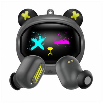 Слушалки Onikuma T20, безжични, Bluetooth, шумопотискащ микрофон, до 3.5 часа време на работа, черни | JAR Computers Слушалки Onikuma T20