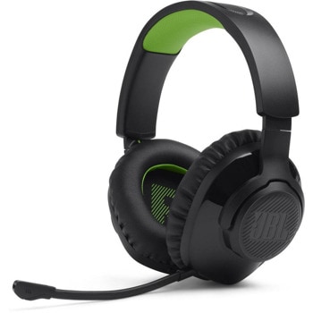 Слушалки JBL Quantum 360X, безжични, Bluetooth, USB, гейминг, микрофон, QuantumSOUND Signature, контрол на звука, до 22 часа време на работа, черни | JAR Computers JBL Quantum 360X JBLQ360XWLBLKGRN