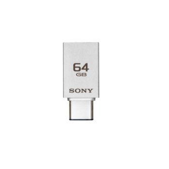 Памет 64GB USB Flash Drive, Sony USM64CA1, USB 3.1/USB (Type C) OTG, сребриста | JAR Computers Sony 64GB USB 3.1 Type C OTG USM64CA1
