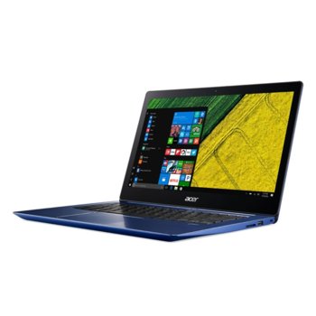 Лаптоп Acer Swift 3 SF314-52-50SA (NX.GQJEX.006)(син), четириядрен Kaby Lake R Intel Core i5-8250U 1.6/3.4GHz, 14" (35.56 cm) Full HD IPS Anti-Glare Display, (HDMI), 8GB DDR4, 256GB SSD, 2x USB 3.0, Windows 10 Home, 1.6kg | JAR Computers Acer Swift 3 SF314-52-50SA NX.GQJEX.006