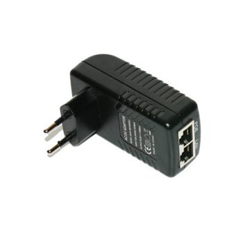 Захранващ PoE адаптер MikroTik, 18V/1A, 75%+ ефективност | JAR Computers MikroTik 18V 1A