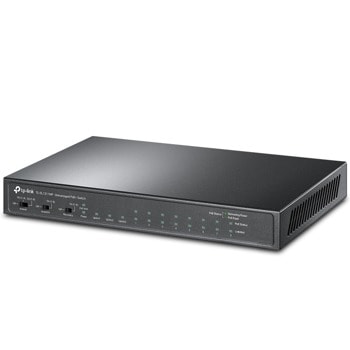 Суич TP-Link TL-SL1311MP, 1000 Mbps, 6 порта 100 Mbps, 2 порта 1000 Mbps, 8x PoE+, 1x SFP | JAR Computers TP-Link TL-SL1311MP
