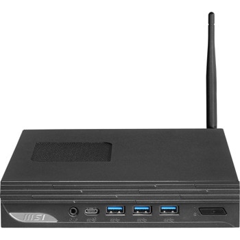 Мини настолен компютър MSI Pro DP10 13M-002EU (9S6-B0A611-079), дванадесетядрен Intel Core i5-1340P 1.9/4.6GHz, 8GB DDR4, 512GB SSD NVMe, 5x USB 3.2 Gen 1, 1x Thunderbolt 4, Windows 11 Pro | JAR Computers MSI Pro DP10 13M-002EU 9S6-B0A611-079
