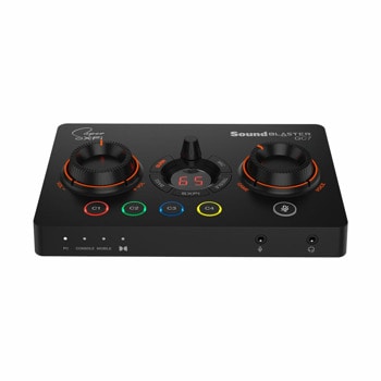 Външна звукова карта Creative Sound Blaster GC7, 2.0, USB-C, S/PDIF, Optical In/Out, Line In/Out, 116dB, 7.1 Virtual Surround, Super X-FI | JAR Computers Creative Sound Blaster GC7