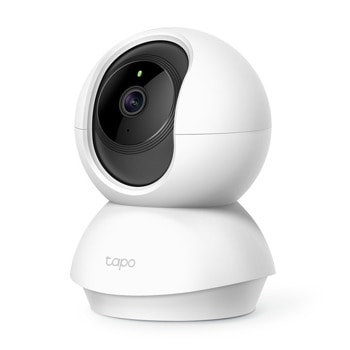 IP камера TP-Link Tapo C210, куполна Pan/Tilt камера, 3Mpix (2048x1536@15fps), 4mm обектив, H.264, MJPEG, IR осветленост (до 9м), Wi-Fi, аудио, MicroSD | JAR Computers TP-Link Tapo C210