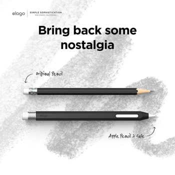Silicone Cover за Apple Pencil 2 черен