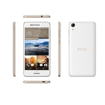 HTC Desire 728G White + Transcend 32GB micro SDHC