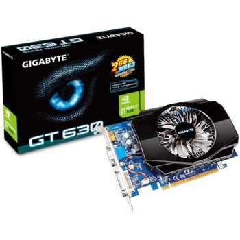 Видео карта GF GT 630, 2GB Gigabyte N630-2GI, PCI-E, DDR3, 128bit, HDMI & DVI | JAR Computers GIGABYTE GF GT630 2GB PCI E DDR3 128 HDMI DVI
