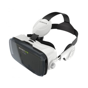 Очила за виртуална реалност BOBOVR Z4, 120° зрителен ъгъл, вградени слушалки, бутон за разговори, съвместими със смартфони с диагонал от 4.7" до 6.0", бели | JAR Computers BOBOVR Z4 Headset