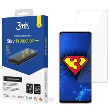 Защитно фолио 3MK SilverProtection+, за Samsung Galaxy A21s, антимикробно image