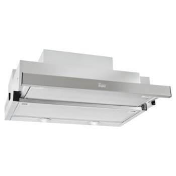 Абсорбатор Тeka CNL 6610, за вграждане, телескопичен, енергиен клас C, въздухопоток 694m3/h, един двигател с двойна турбина, две степени на скорост на управление + интензивна, стоп-таймер, инокс | JAR Computers Teka CNL 6610